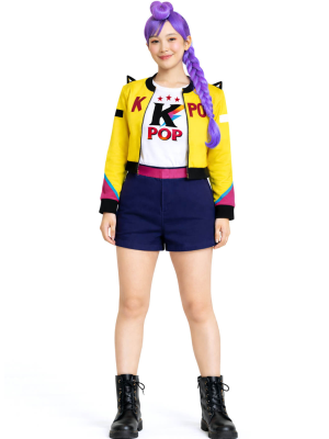 Disfraz de Guerrera K-POP Rumi para Mujer - Disfraces Cazadoras Demonios - Disfraces de Las Guerreras K-POP para Adulto