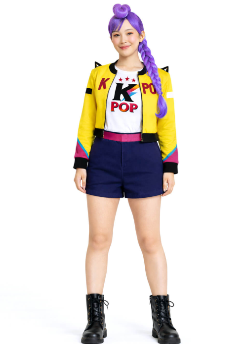 Disfraz de Guerrera K-POP Rumi para Mujer - Disfraces Cazadoras Demonios - Disfraces de Las Guerreras K-POP para Adulto