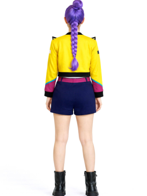 Disfraz de Guerrera K-POP Rumi para Mujer - Disfraces Cazadoras Demonios - Disfraces de Las Guerreras K-POP para Adulto