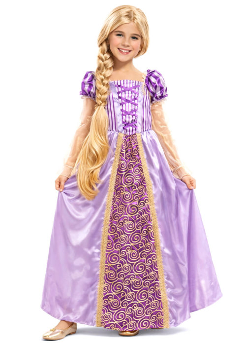 Disfraz De Rapunzel para niña - Disfraces Princesas Disney - Disfraces de Princesas para Niñas