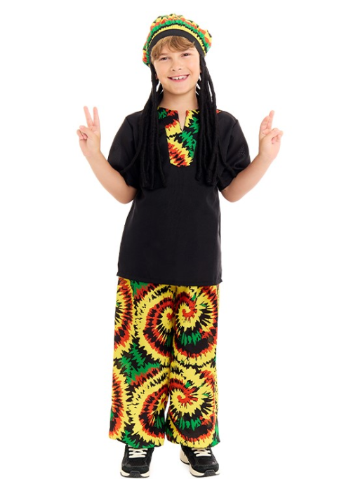 Disfraz De Jamaicano Infantil - Disfraces de Rastafari - Disfraces de Otros Paises Hombre