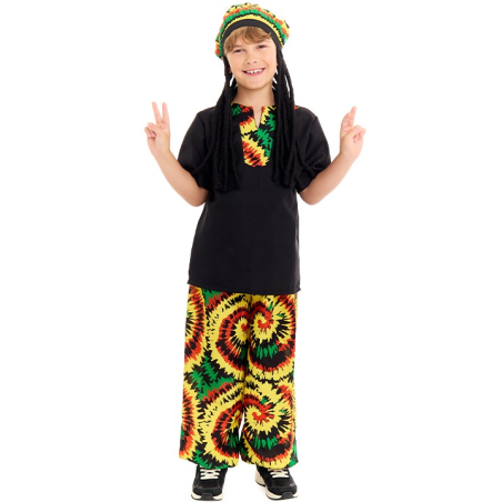 Disfraz De Jamaicano Infantil - Disfraces de Rastafari - Disfraces de Otros Paises Hombre