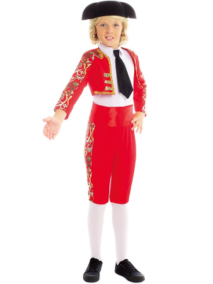 Disfraz De Torero Rojo Infantil - DISFRACES
