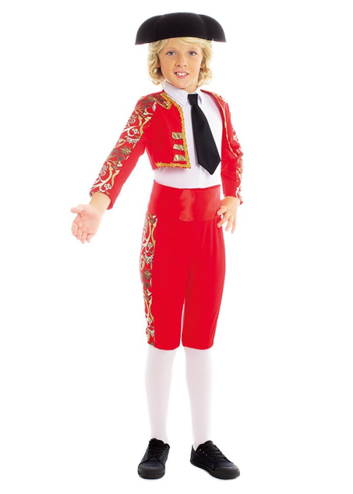 Disfraz De Torero Rojo Infantil - DISFRACES
