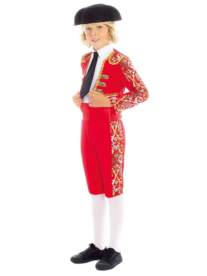 Disfraz De Torero Rojo Infantil - DISFRACES