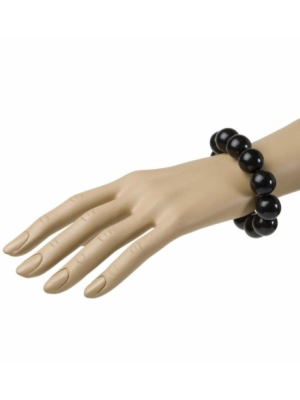 Pulsera de Bolas Negra - Pendientes, Collares y Pulseras