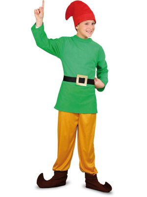 Disfraz de Enanito Verde Infantil - Disfraces de Duendes, Elfos para Niño