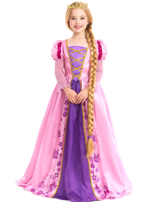 còpia de Disfraz De Rapunzel Love Heart Infantil