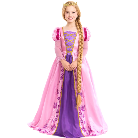 Disfraz De Rapunzel para niña - Disfraces Princesas Disney - Disfraces de Rapunzel