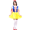 Disfraz De Blancanieves Corto mujer - Disfraces Princesas Disney - Disfraces de Princesa de las Nieves adultos