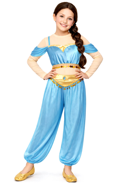 Disfraz De Princesa Arabe Niña - Disfraces de Jasmin - Disfraces de Arabe para Niña