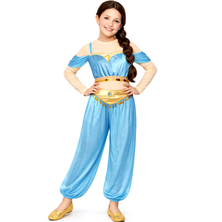 Disfraz De Princesa Arabe Niña - Disfraces de Jasmin - Disfraces de Arabe para Niña