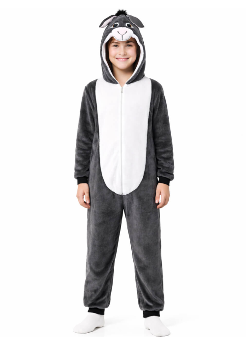 Disfraz De Burro o Asno Pijama  Infantil - Disfraces Animales Peluche