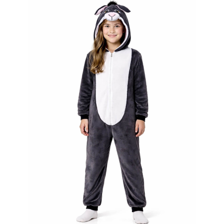 Disfraz De Burro Pijama Peluche Niña - Disfraces Animales