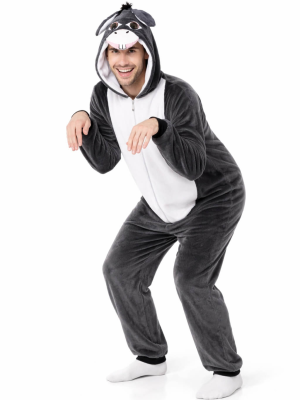 Disfraz De Burro o Asno pijama adulto - Disfraces Animales Peluche