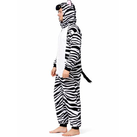 Disfraz De Cebra Pijama Peluche adulto - Disfraces de Animales - Disfraces de Animales Adultos