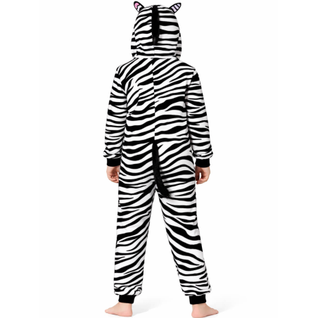 Disfraz De Cebra Pijama Peluche Infantil - Disfraces Animales - Disfraces de Animales Infantiles