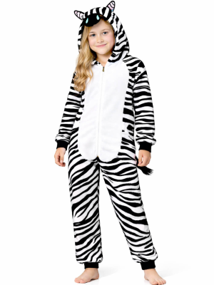 Disfraz De Cebra Pijama Peluche Infantil