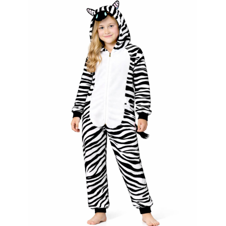 Disfraz De Cebra Pijama Peluche Infantil