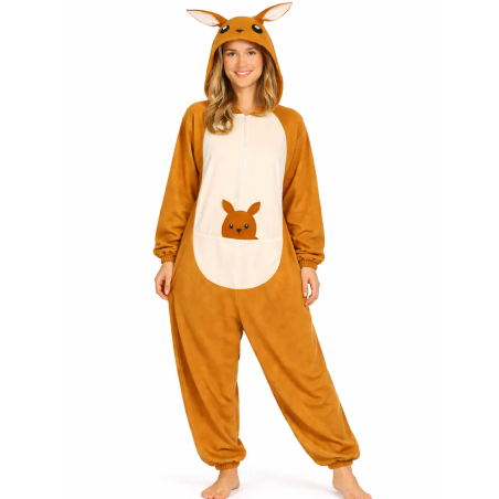 Disfraz De Canguro Pijama chica - Disfraces Animales mujer