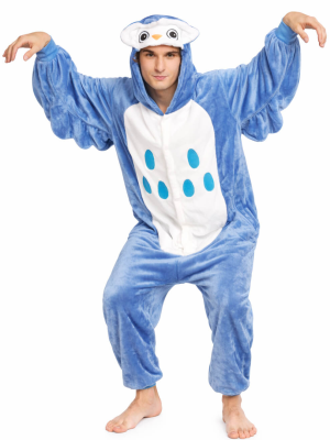 Disfraz De Buho Pijama Peluche chica - Disfraces de Animales Mujer