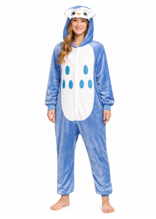 Disfraz De Buho Pijama Peluche chica - Disfraces de Animales Mujer