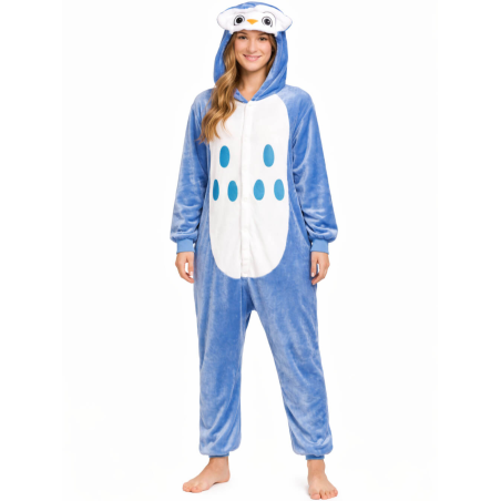 Disfraz De Buho Pijama Peluche chica - Disfraces de Animales Mujer