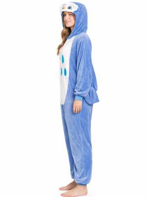 Disfraz de Buho Pijama Peluche - Disfraces de Aves y Animales Adultos