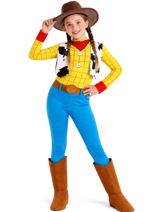 Disfraz De Vaquera Amarilla Woody Niña - Disfraces Toy Story - Disfraces del Vaqueros Infantiles