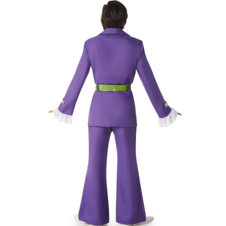 Disfraz De Disco Morado hombre - Disfraces años 70-80 - Disfraces de Disco para Hombre