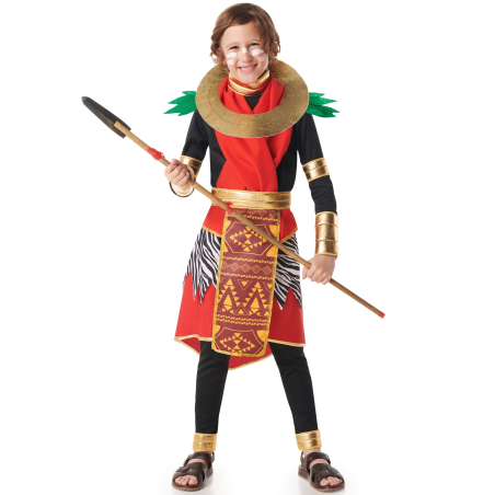 Disfraz De Massai Infantil - Disfraces de Africanos - Disfraces de Africanos Infantiles