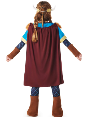 Disfraz De Vikingo Azul Infantil - Disfraces De Barbaros y Vikingos - Disfraces de Vikingos para Niños