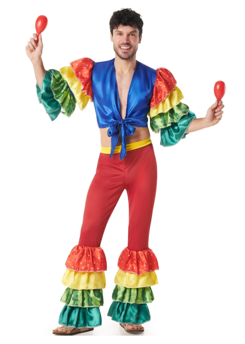 Disfraz De Rumbero Multicolor Hombre - Disfraces de Cubanos - DISFRACES ADULTOS