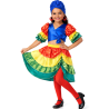 Disfraz De Rumbera Multicolor niña - Disfraces de Cubanos - Disfraces de Rumberos para Niñas