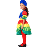 Disfraz De Rumbera Multicolor niña - Disfraces de Cubanos - Disfraces de Rumberos para Niñas