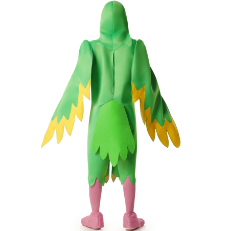 Disfraz De Papagayo Verde - Disfraces de Pajaros - Disfraces de Animales Adultos