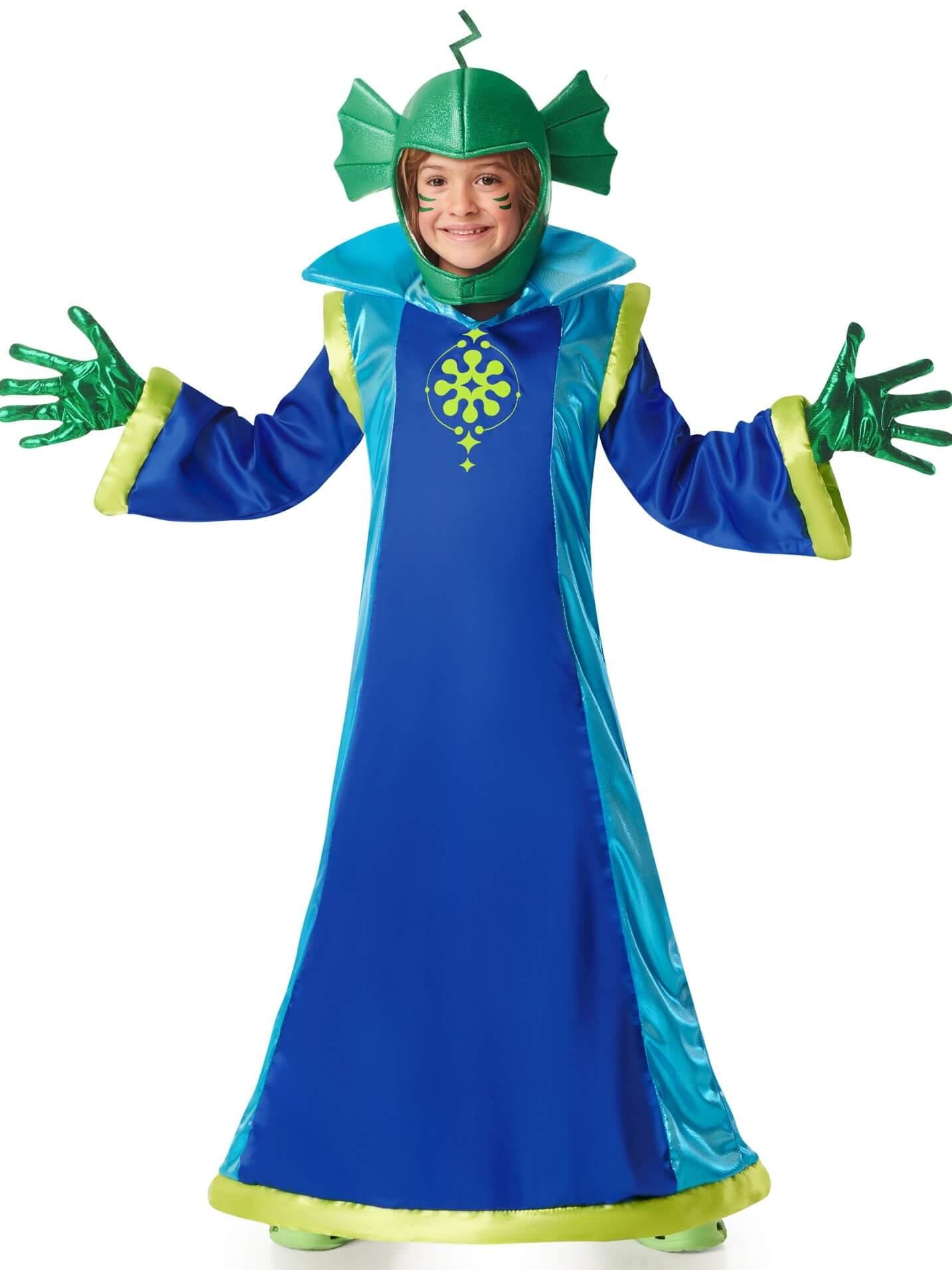 Disfraz Infantil De Los Años 70 Para Niño – Conjunto Azul De Poliéster, Ideal Para Fiestas Y Carnaval (Talla Infantil)