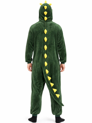 Disfraz De Dinosaurio O Dragon Pijama Peluche adulto - Disfraces de Animales Adultos