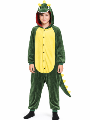 Vestit De Dinosaure O Drac Pijama Animal De Peluix Inf