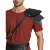 Hombrera Similpiel Negras - Complementos de Barbaros y Vikingos - Complementos de Vikingos y Barbaros