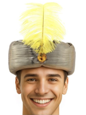 Turbante Principe Arabe Oro - Sombreros