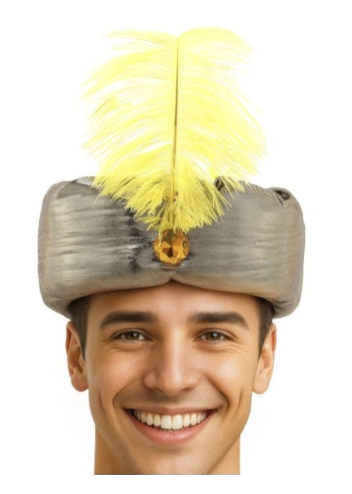 Turbante Principe Arabe Oro - Sombreros