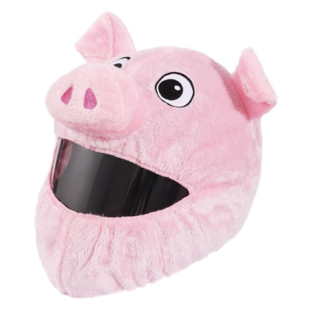 Funda para Casco de Moto de Cerdo - Complementos de Animales