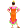 Disfraz De Rumbera Naranja niña - Disfraces de Cubanos - Disfraces de Rumberos para Niñas