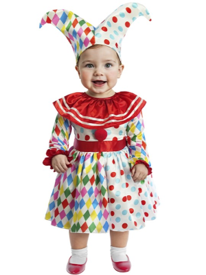 Disfraz De Arlequin Niña Bebe - Disfraces de Payasos, Arlequines y Bufones