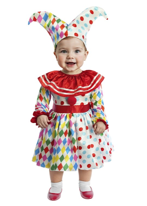 Disfraz De Arlequin Niña Bebe - Disfraces de Payasos, Arlequines y Bufones
