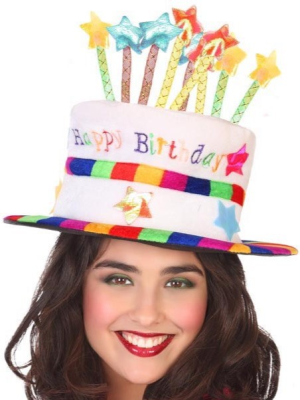 Gorro Tarta Happy Birthday - Gorros y Gafas