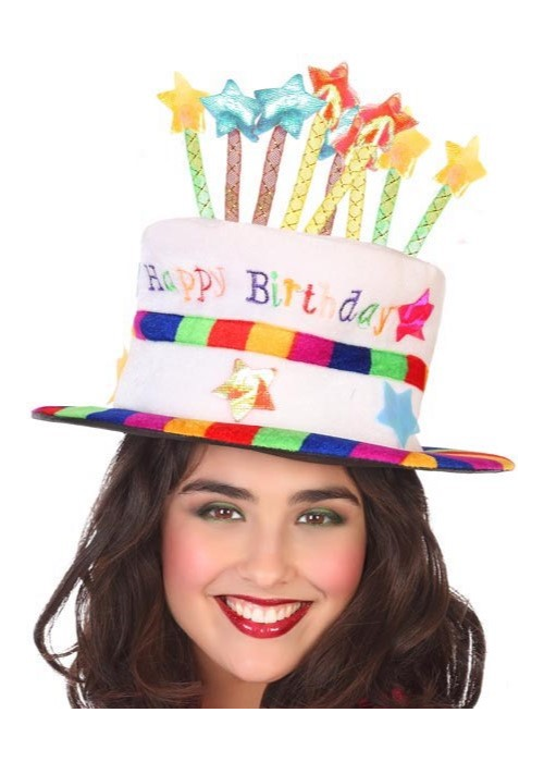 Gorro Tarta Happy Birthday - Gorros y Gafas