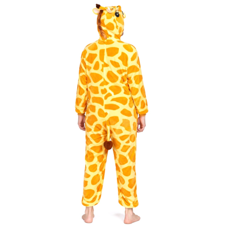 Disfraz De Jirafa Pijama Peluche Adulto - Disfraces Animales - Disfraces de Animales Adultos