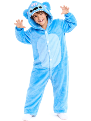 Disfraz De Stich Pijama Peluche niña - Disfraces Lilo y Stich